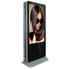 55 inch tầng thường vụ double side màn hình cảm ứng kỹ thuật số biển thông minh kiosk đen trắng cho tùy chọn