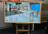 Lịch ảnh Treo tường Bảng hiệu Kỹ thuật số Màn hình LCD Quảng cáo Khung gỗ 23.8In