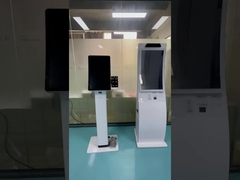 Mini Curved 23,6 inch Tự phục vụ Kiosk Thiết kế màn hình cảm ứng Đặt hàng cho nhà hàng thức ăn nhanh