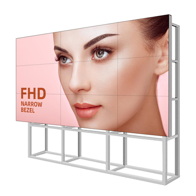 Khung bezel hẹp tùy chỉnh 46 49 Trình phát quảng cáo video treo tường màn hình LCD 55 inch 55 inch