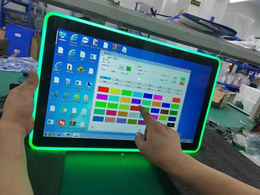 PCAP màn hình cảm ứng kích thước màn hình LCD từ 10,1inch đến 98inch với xây dựng trong đèn LED đầy màu sắc cho máy chơi trò chơi