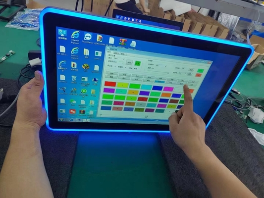 PCAP màn hình cảm ứng kích thước màn hình LCD từ 10,1inch đến 98inch với xây dựng trong đèn LED đầy màu sắc cho máy chơi trò chơi