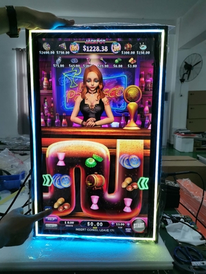 PCAP màn hình cảm ứng kích thước màn hình LCD từ 10,1inch đến 98inch với xây dựng trong đèn LED đầy màu sắc cho máy chơi trò chơi