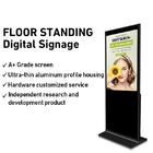 Kiosk quảng cáo màn hình cảm ứng hồng ngoại 43 inch theo chiều dọc Kiosk bảng hiệu kỹ thuật số Android