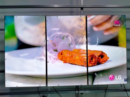 Màn hình LCD 49 inch Bảng hiệu kỹ thuật số Tường video Đèn nền LED 2x2 Đường viền siêu mỏng 3,5 mm