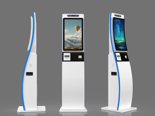 Kiosk quản lý hàng đợi màn hình cảm ứng PCAP 10 điểm cho nhà hàng ngân hàng