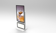 43 55inch Digital Signage Kiosk Rotate Floor Stand 360 độ Quảng cáo hiển thị