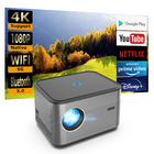 Full HD 1080P 4K Home Theater Projector Smart Android WIFI Video 3D