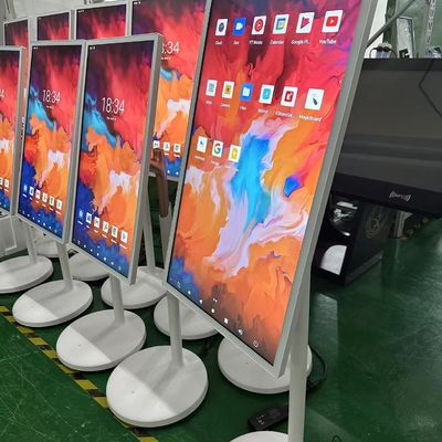 32 Inch Stand Portable Smart Interactive Touch Kiosk Điện thoại không dây màn hình LCD quay