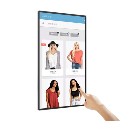 32' Wall Mount Digital Signage với máy in nhiệt và bảo vệ kính nóng