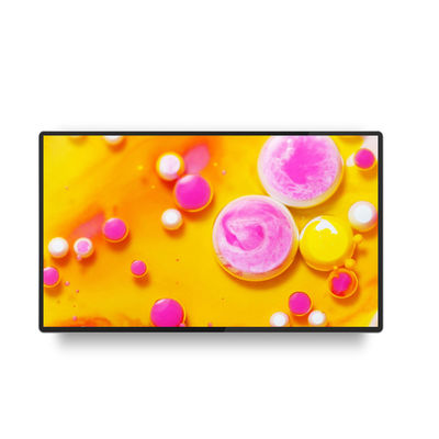 65 inch 4K Ultra HD tường gắn bảng hiệu kỹ thuật số với 4mm / 10mm cạnh ghép và bảng điều khiển cảm ứng hồng ngoại