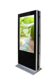 Đứng miễn phí kỹ thuật số Wifi Signage Kiosk 55 Inch Dual Side 0.63X0.63 Mm Pixel Pitch