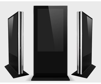 Đứng miễn phí kỹ thuật số Wifi Signage Kiosk 55 Inch Dual Side 0.63X0.63 Mm Pixel Pitch