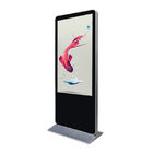 43 inch màn hình lcd hiển thị dọc kỹ thuật số biển kiosk trên bánh xe cho văn phòng sảnh