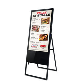 Quảng cáo có thể gập lại Bảng chỉ dẫn kỹ thuật số Bảng menu Tầng Loại đứng 3G / 4G Tùy chọn