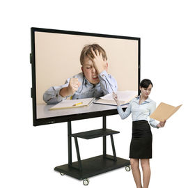 Tương tác đa cảm ứng kỹ thuật số Signage 75 Inch khung hợp kim nhôm