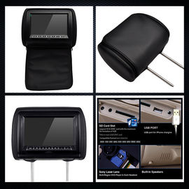 Màn hình cảm ứng 9 Inch Car Roof DVD Player HD Trở lại chỗ ngồi Head Rest Monitor USB / SD