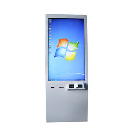 Tầng đứng tự phục vụ thanh toán Kiosk Màn hình cảm ứng thiết bị đầu cuối 350 Nits độ sáng cho ngân hàng