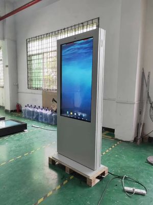 Kiosk bảng hiệu kỹ thuật số LCD ngoài trời 43-65 inch 1920x1080 Màn hình cảm ứng