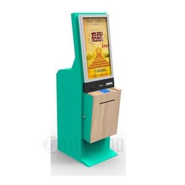 Kiosk thanh toán tự phục vụ ngân hàng 350 Nits độ sáng với máy in nhiệt