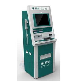 Kiosk thanh toán tự phục vụ ngân hàng 350 Nits độ sáng với máy in nhiệt