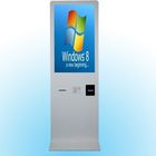 Kiosk tự động bán vé tự động với máy quét mã vạch / kính cường lực