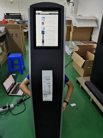 12.1inch sàn đứng điện dung màn hình cảm ứng kiosk với máy in THERMAL tích hợp trong Android hoặc PC OS để thanh toán kiosk