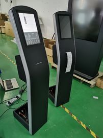 12.1inch sàn đứng điện dung màn hình cảm ứng kiosk với máy in THERMAL tích hợp trong Android hoặc PC OS để thanh toán kiosk