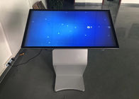 Màn hình LCD 65 inch Màn hình cảm ứng AC100V Kiosk Ad Player Sàn đứng