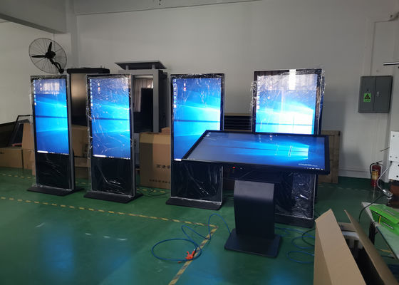 Kiosk quảng cáo màn hình cảm ứng thẩm mỹ 75 85 inch Giá đỡ sàn