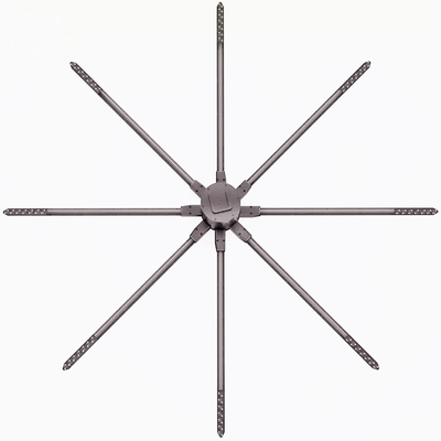 Máy chiếu ảnh ba chiều trong nhà 42CM Quảng cáo 2 lưỡi trong suốt