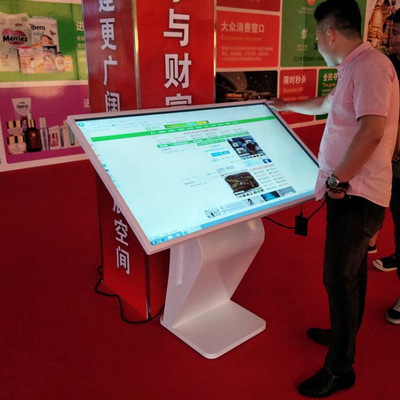 Màn hình cảm ứng tất cả trong một máy tính Kiosk 21,5 32 43 55 inch Bảng điều khiển LCD đứng trên sàn