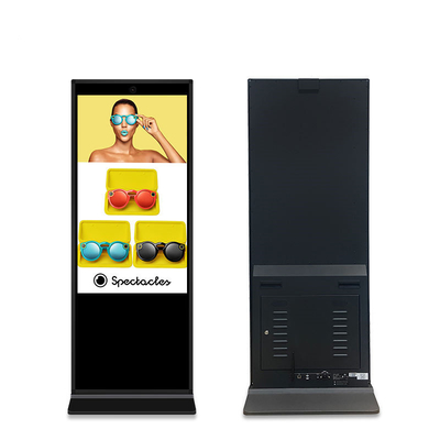 Kiosk quảng cáo màn hình cảm ứng hồng ngoại 43 inch theo chiều dọc Kiosk bảng hiệu kỹ thuật số Android