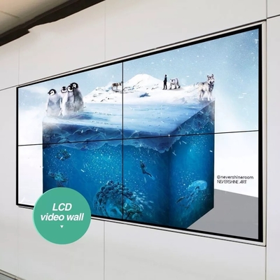Hệ thống camera quan sát trong nhà 46 49 55 inch Tường video LCD Bảng điều khiển tường video LCD 4K 3x3 2x2