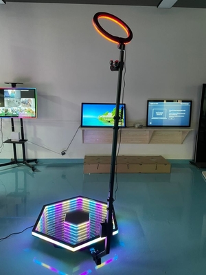 Trình hiển thị ba chiều xoay Holographic hiển thị tự động 360 độ Selfie Photo Booth