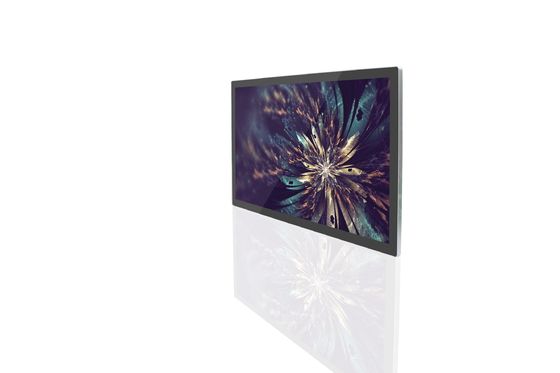 65 inch 4K Ultra HD tường gắn bảng hiệu kỹ thuật số với 4mm / 10mm cạnh ghép và bảng điều khiển cảm ứng hồng ngoại