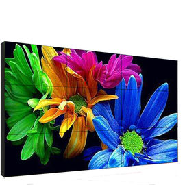 Khoảng cách 0,8mm 500 Cd / m2 Giải pháp màn hình treo tường video kỹ thuật số 4K 55 inch cho triển lãm thương mại