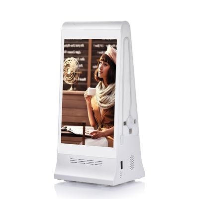8inch Tabletop Digital Order Call Display màn hình LCD quảng cáo màn hình với menu Power Bank