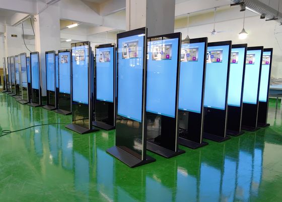 Iphone Shaped Floor Thường trực LCD Quảng cáo Signage kỹ thuật số Totem Kiosk