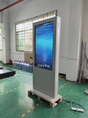 Kiosk bảng hiệu kỹ thuật số LCD ngoài trời 43-65 inch 1920x1080 Màn hình cảm ứng
