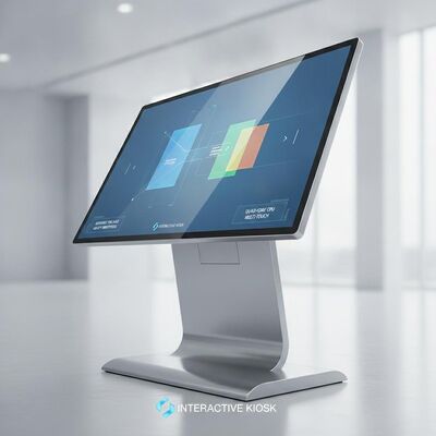 Thời gian phản hồi Bảng hiệu kỹ thuật số cảm ứng đa điểm 8 Ms Cung cấp CPU lõi tứ và độ sáng 400 Cd m2 Hoàn hảo cho các ki-ốt tương tác