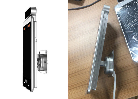 Hệ thống kiểm soát truy cập 8 inch mới nhất nhận dạng khuôn mặt Cảm biến Heimann Máy chủ phần mềm máy chủ đám mây MIPS máy quét nhiệt