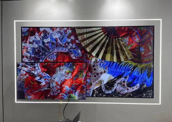 49in 1920x1080 3,5mm Bezel nhiều bảng điều khiển Video Wall Tách TV 4K LCD