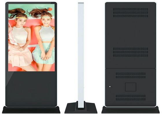 Biển báo kỹ thuật số Kiosk Kính cường lực Android 5.1 32 inch đứng sàn