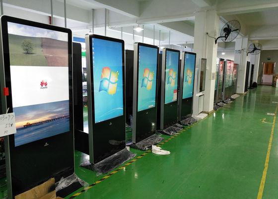 Bảng hiệu kỹ thuật số màn hình LCD 55in Kiosk đứng trên sàn 1920x1080 HDMI FCC