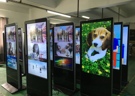Biển báo kỹ thuật số 1920x1080 55 inch trong suốt 400cd / m2 cho cửa hàng 4s xe hơi