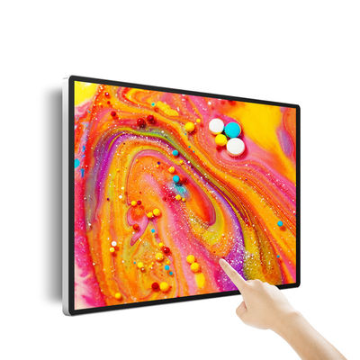 Màn hình cảm ứng Media Player 3.6GHz CPU 300cd / m2 Treo tường 32 inch RK3368