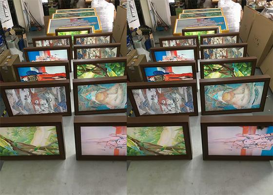 Màn hình khung ảnh bảng hiệu kỹ thuật số 32 inch Nft với màn hình quảng cáo Wifi