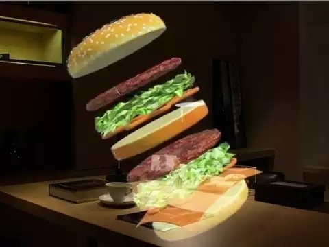 2 / 4/8 Lưỡi quạt Màn hình chiếu ba chiều quạt Hình ảnh chiếu ba chiều Hình ảnh ba chiều